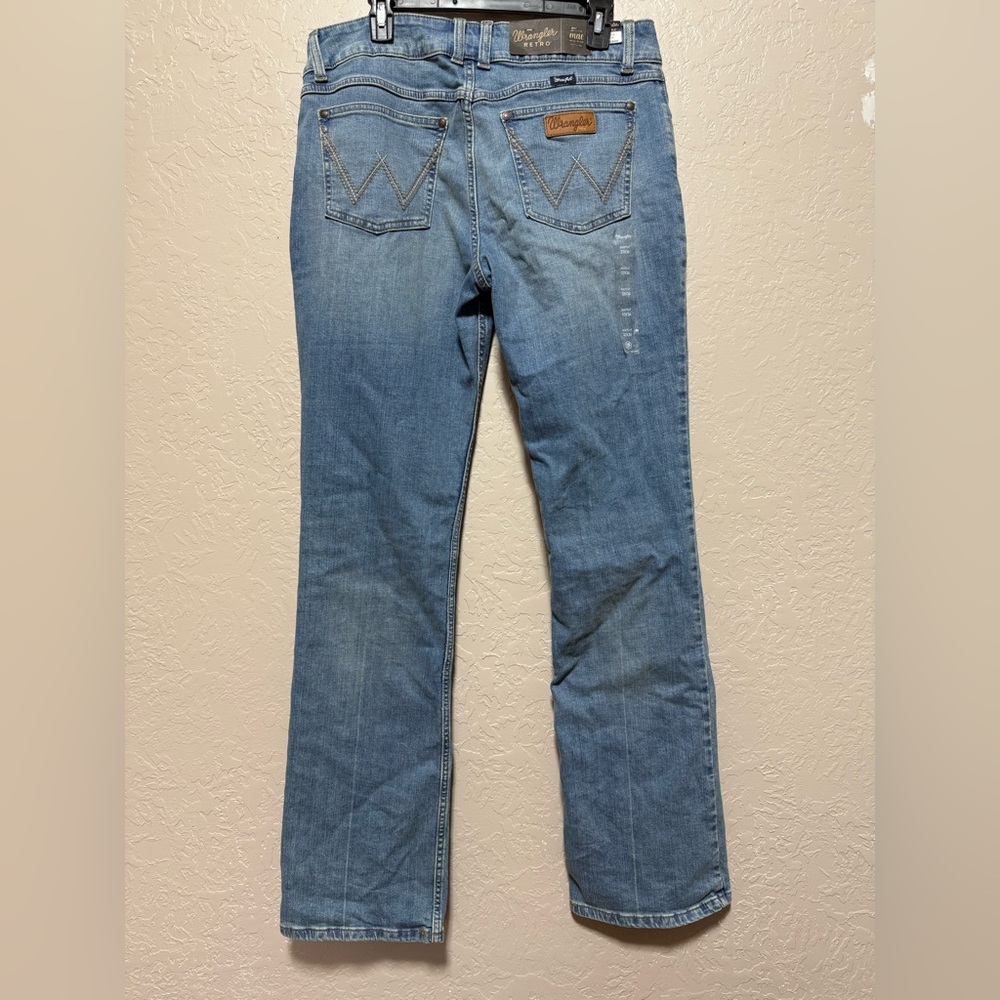 Wrangler Women’s Retro Mae Mid Rise Jeans 32x36 Tall Boot Cut